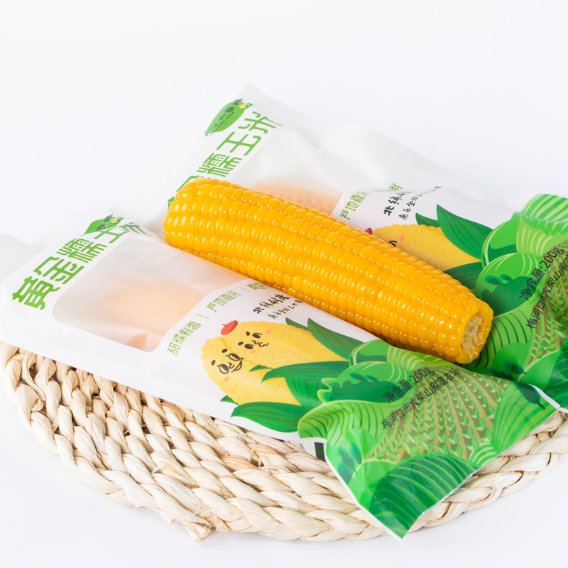 大架山农场鲜糯玉米黄玉米2kg（10支） 无色